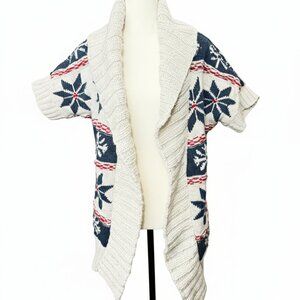 Size Medium Large Aztec Abercrombie Fitch Cardigan Sweater - Flaws